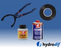 Hydrodif PVC Glues, Cements, Tools & Tape